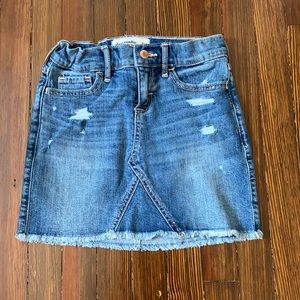 Girls Abercrombie jean skirt size 7/8